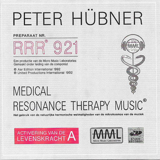 Peter Hübner : RRR 921. Activering Van De Levenskracht A - Activation Of Live Force A (CD, Album, Dyn)