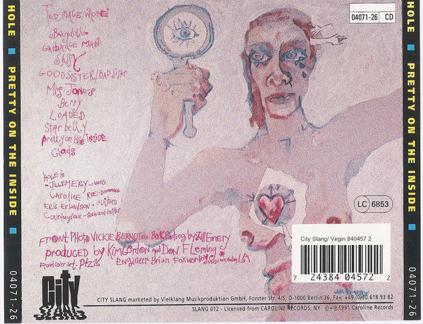 Hole (2) : Pretty On The Inside (CD, Album, RE)