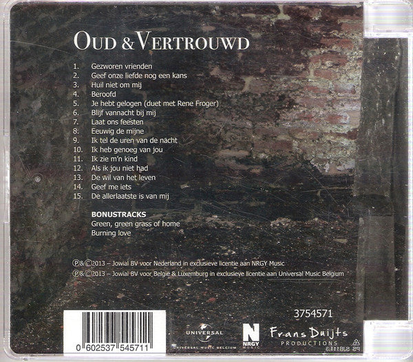 Frans Duijts : Oud & Vertrouwd (CD, Album, Sup)