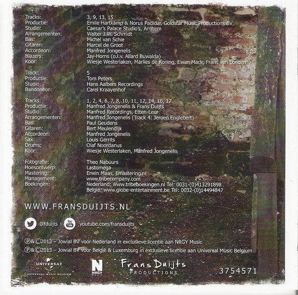 Frans Duijts : Oud & Vertrouwd (CD, Album, Sup)