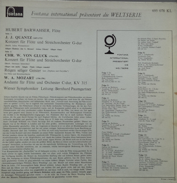Various : Hubert Barwahser, Flòte (LP, Comp, Mono)