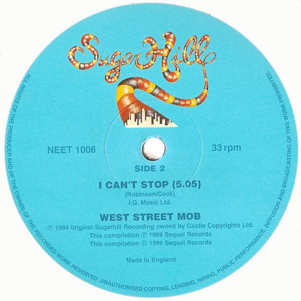 West Street Mob : Break Dance - Electric Boogie / I Can't Stop (12", RE)
