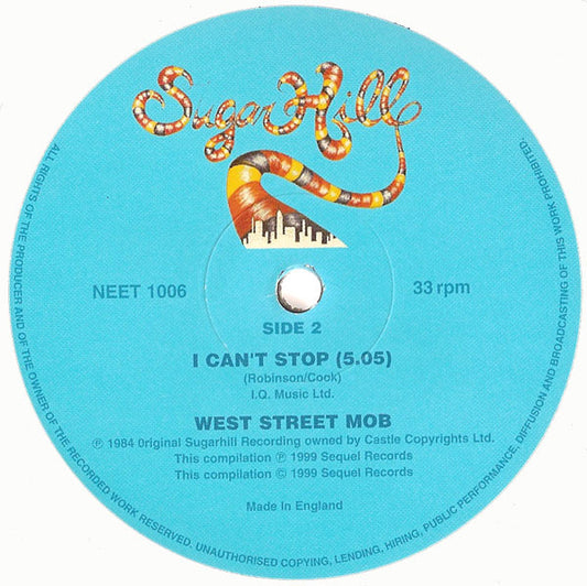 West Street Mob : Break Dance - Electric Boogie / I Can't Stop (12", RE)