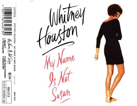 Whitney Houston : My Name Is Not Susan (CD, Maxi, RE)