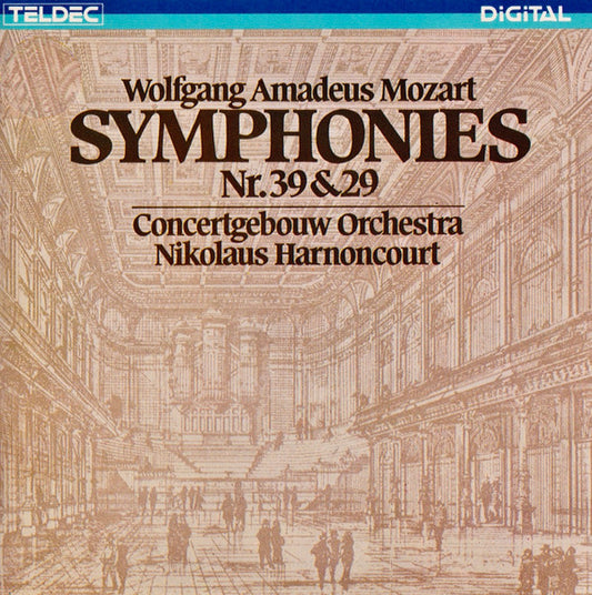 Wolfgang Amadeus Mozart - Concertgebouworkest, Nikolaus Harnoncourt : Symphonies Nr. 39 & 29 (CD, Album)