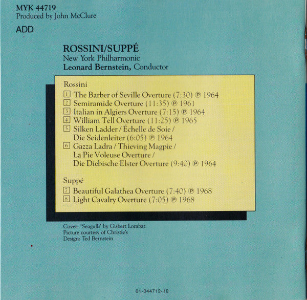 New York Philharmonic, Leonard Bernstein : Overtures  (CD, Comp)
