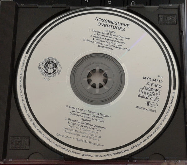 New York Philharmonic, Leonard Bernstein : Overtures  (CD, Comp)