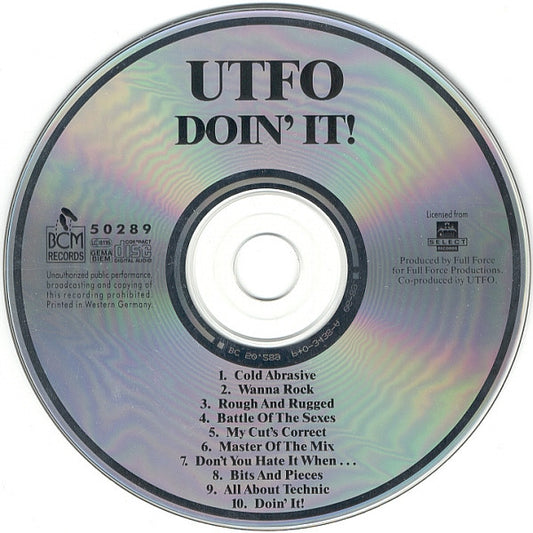 UTFO : Doin' It (CD, Album)