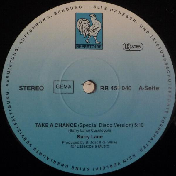 Barry Lane : Take A Chance (Special Disco Remix) (12", Maxi)