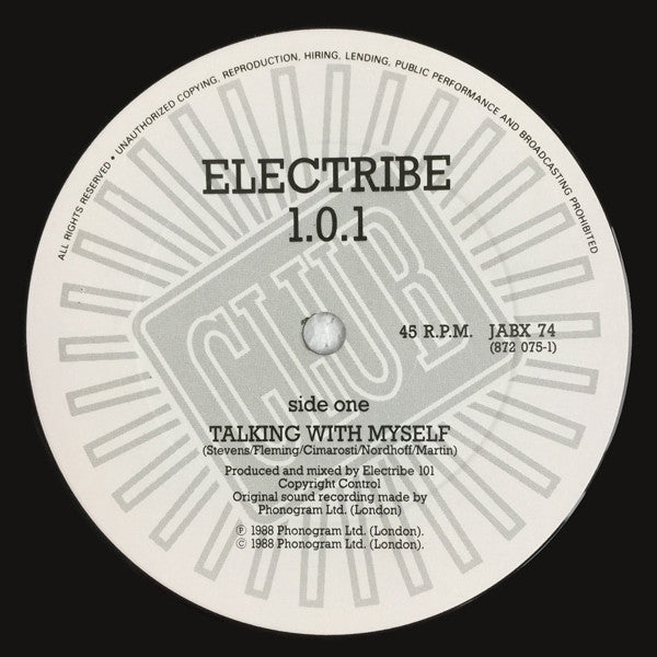 Electribe 101 : Talking With Myself (12")