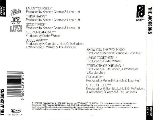 The Jacksons : The Jacksons (CD, Album, RE)