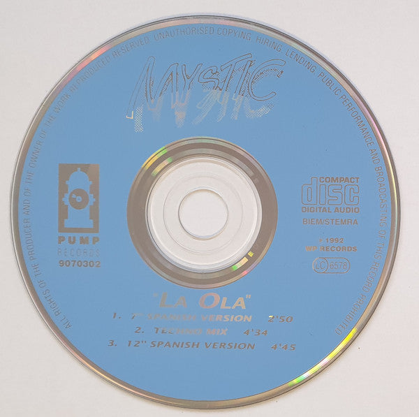 Mystic : La Ola (CD, Maxi)
