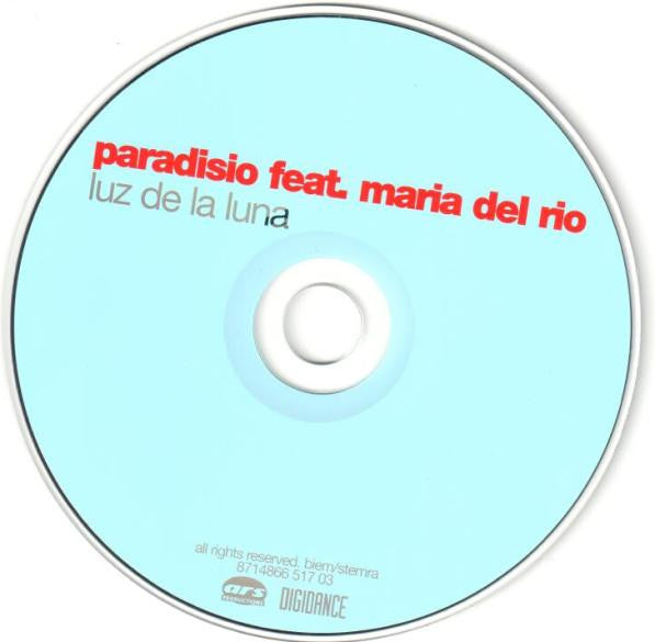 Paradisio Feat. Maria Del Rio : Luz De La Luna (CD, Single, Enh)