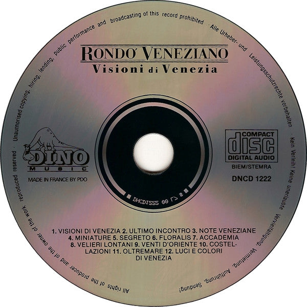 Rondò Veneziano : Visioni Di Venezia (CD, Album)
