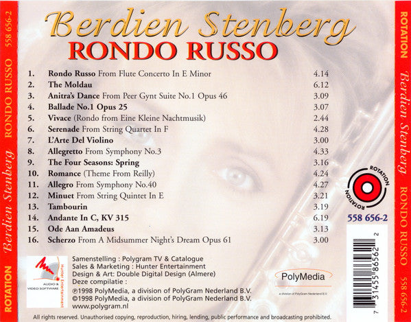 Berdien Stenberg : Rondo Russo (CD, Comp)
