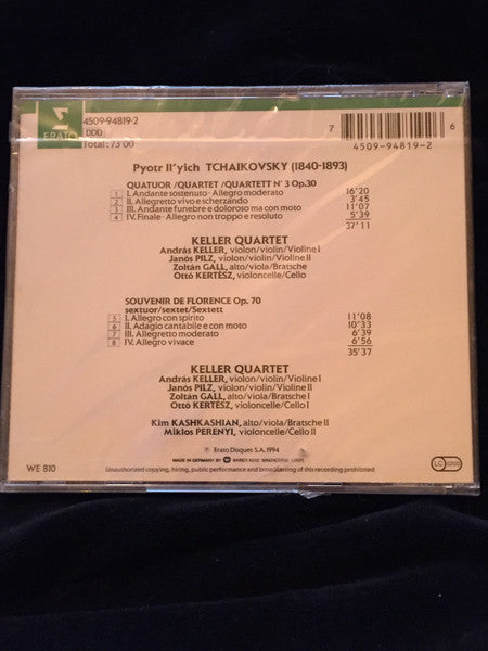 Pyotr Ilyich Tchaikovsky - Keller Quartet, Kim Kashkashian, Miklós Perényi : String Quartets No. 3 / Souvenir De Florence (CD, Album)