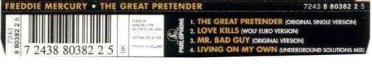 Freddie Mercury : The Great Pretender (CD, Maxi)