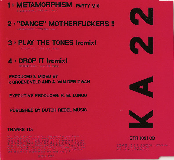 KA-22 : Metamorphism (CD, Maxi)
