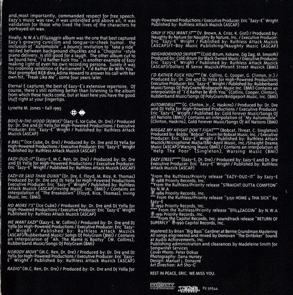 Eazy-E : Eternal E (CD, Comp)