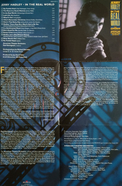 Jerry Hadley, Paul Gemignani, American Theatre Orchestra : In The Real World (CD, Album)
