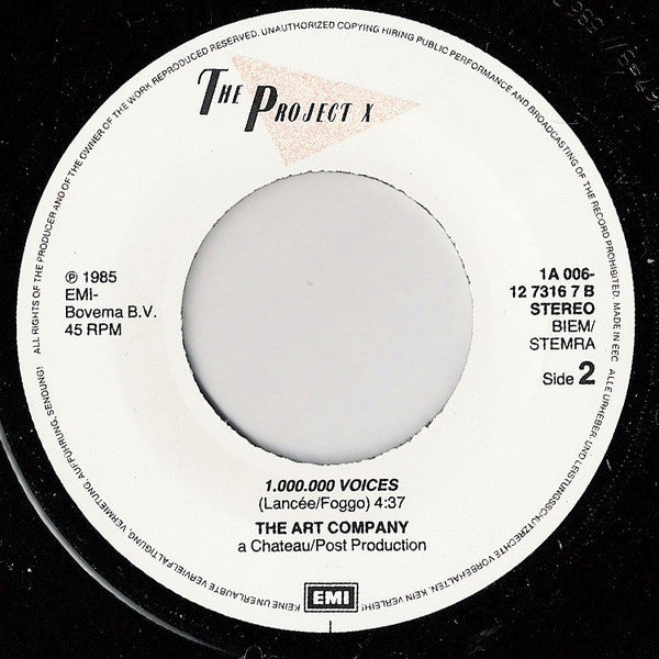 The Art Company : Eileen (7", Single)