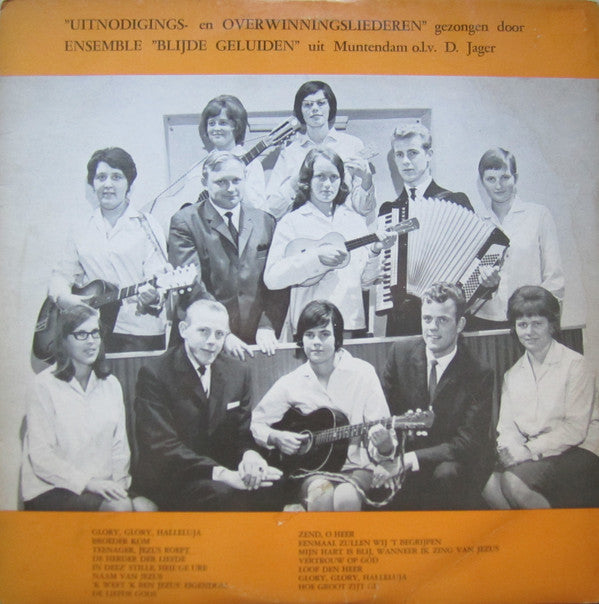 Zangensemble "Blijde Geluiden", Muntendam : "Uitnodigings- En Overwinningsliederen" (LP, Album)