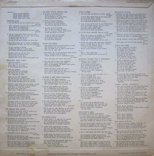 Zangensemble "Blijde Geluiden", Muntendam : "Uitnodigings- En Overwinningsliederen" (LP, Album)