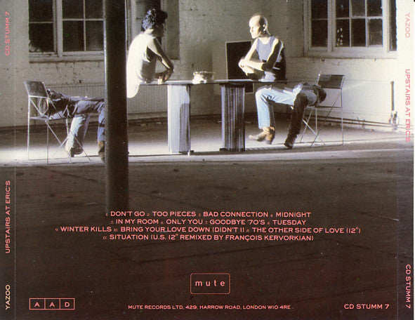 Yazoo : Upstairs At Eric's (CD, Album, RE, MPO)