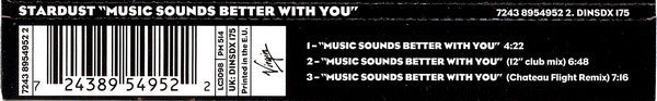 Stardust : Music Sounds Better With You (CD, Single)