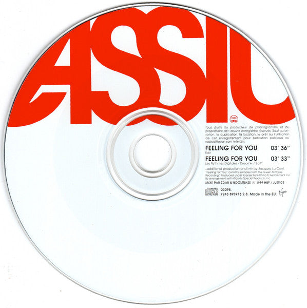 Cassius : Feeling For You (CD, Single)