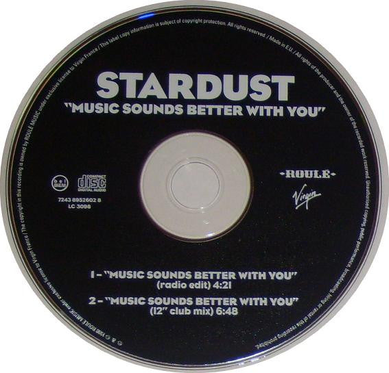 Stardust : Music Sounds Better With You (CD, Single, Car)