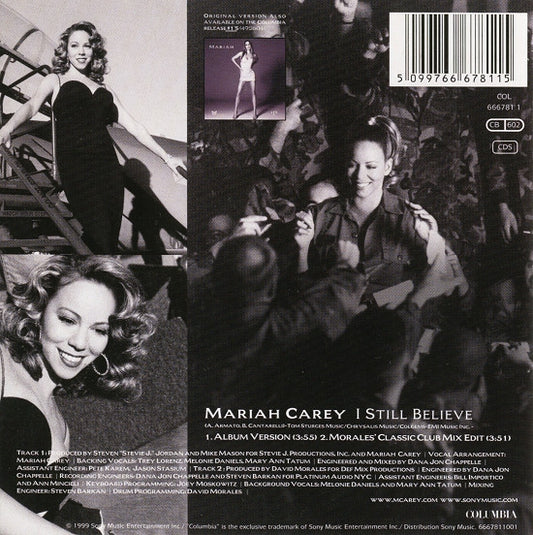 Mariah Carey : I Still Believe (CD, Single, Car)
