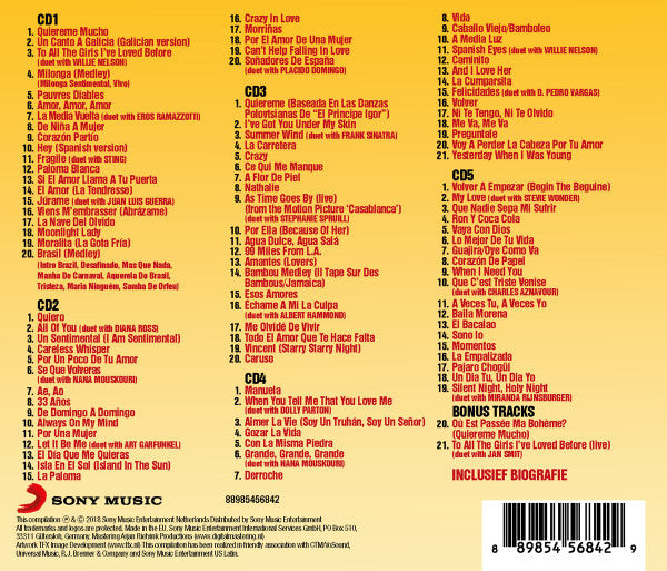 Julio Iglesias : De Julio 100 (5xCD, Comp)