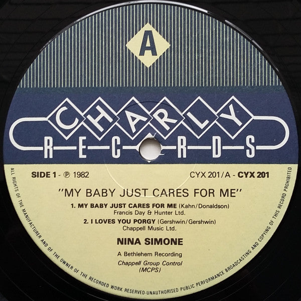 Nina Simone : My Baby Just Cares For Me (10", EP, Comp)