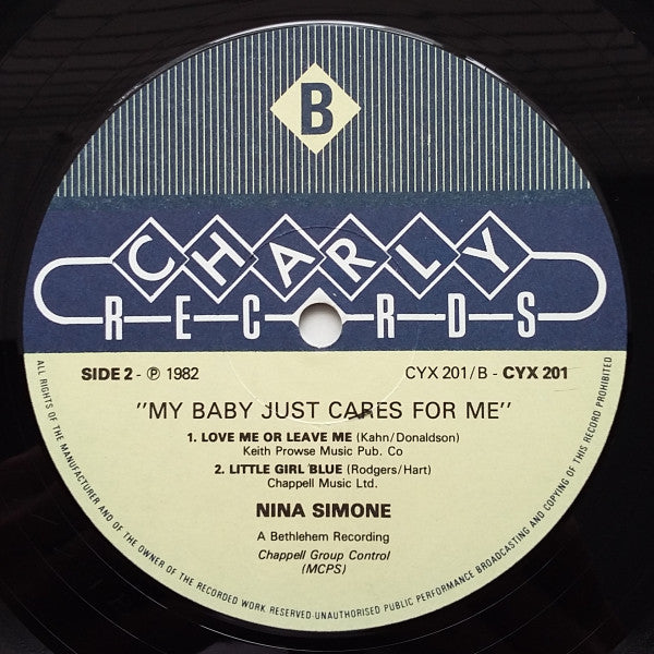 Nina Simone : My Baby Just Cares For Me (10", EP, Comp)