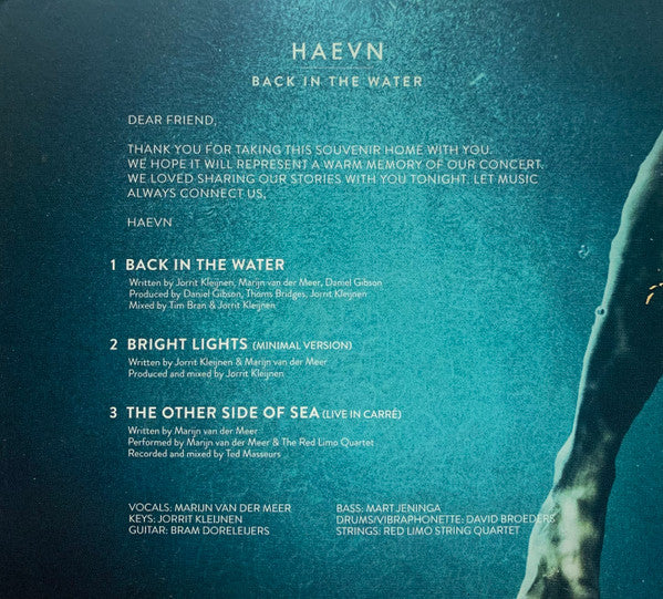 Haevn : Back in the Water (CD, Ltd)