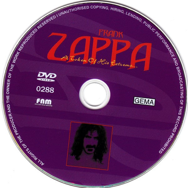 Frank Zappa : A Token Of His Extreme... (DVD-V, PAL)