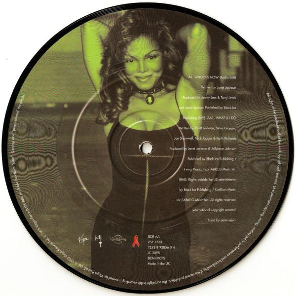 Janet Jackson : Whoops Now / What'll I Do (7", Pic)