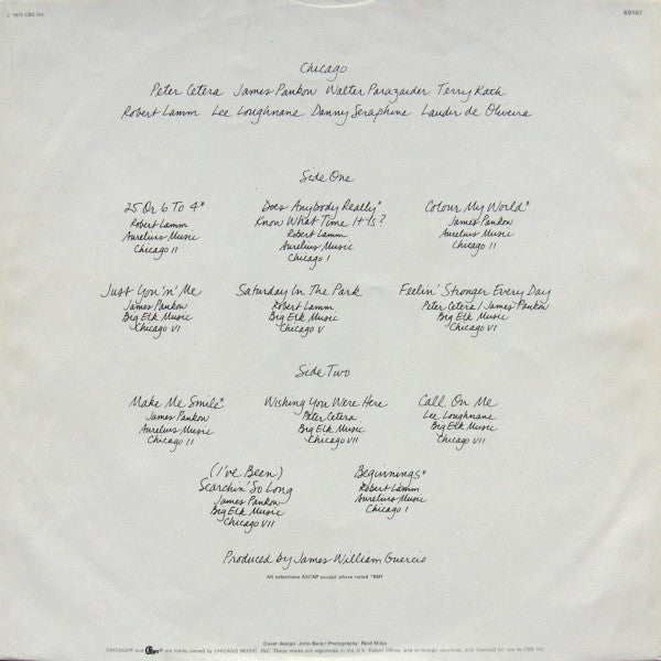 Chicago (2) : Chicago IX - Chicago's Greatest Hits (LP, Comp)