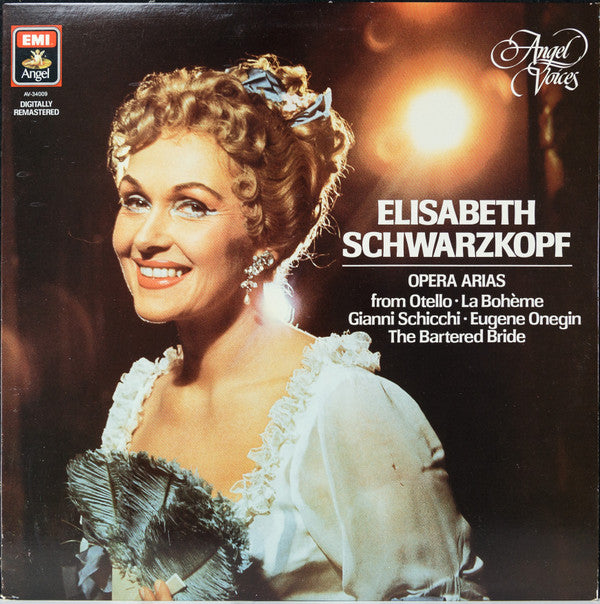 Elisabeth Schwarzkopf : Opera Areas From Otello • La Boheme • Gianni Schicchi • Eugene Onegin • The Bartered Bride (LP, Album, Comp, RM)