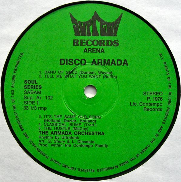 The Armada Orchestra : Disco Armada (LP, Album)