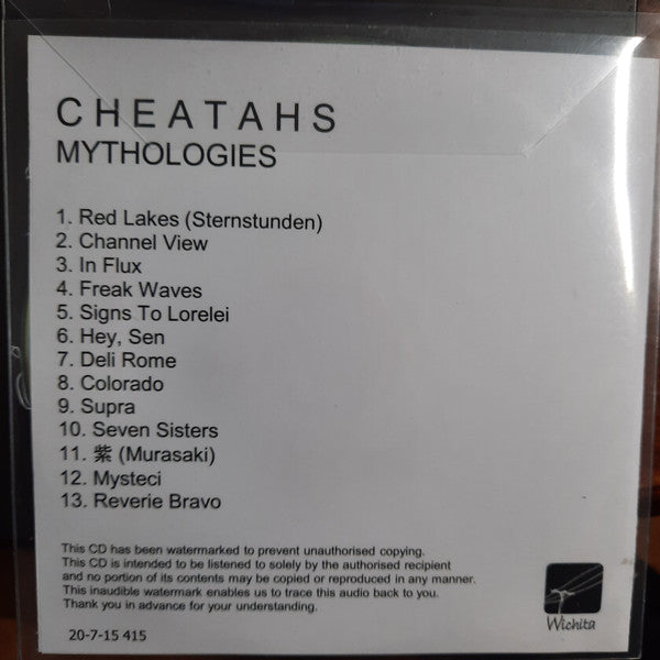 Cheatahs : Mythologies (CDr, Album, Promo)