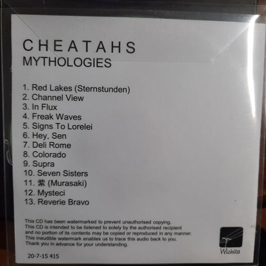 Cheatahs : Mythologies (CDr, Album, Promo)
