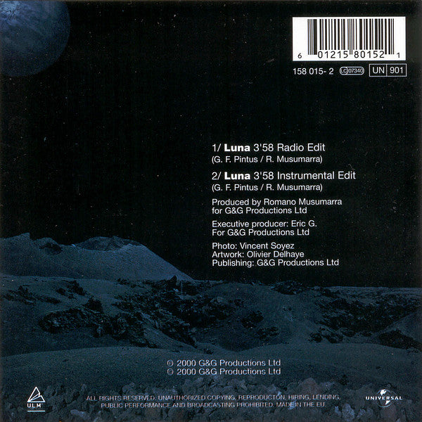 Alessandro Safina : Luna (CD, Single, Car)