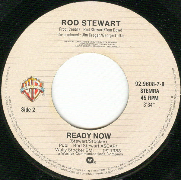 Rod Stewart : Baby Jane (7", Single)