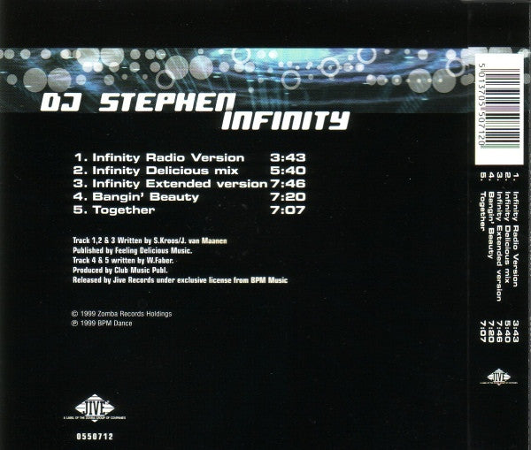 DJ Stephen : Infinity (CD, Maxi)