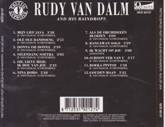 Rudi van Dalm And His Raindrops : Mijn Lief Java (CD, Album)