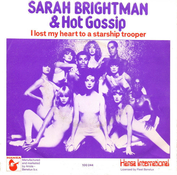 Sarah Brightman & Hot Gossip : I Lost My Heart To A Starship Trooper (7", Single)