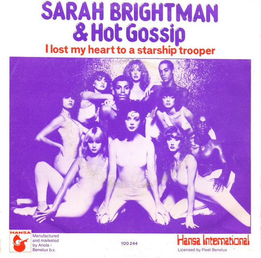 Sarah Brightman & Hot Gossip : I Lost My Heart To A Starship Trooper (7", Single)