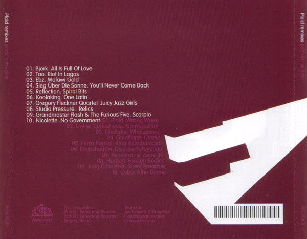 Plaid : Plaid Remixes (Parts In The Post) (2xCD, Comp)